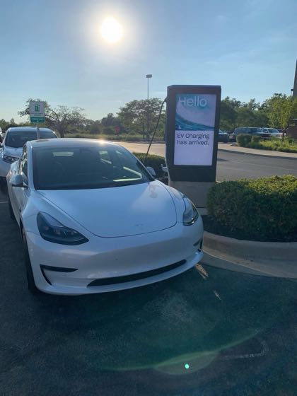 EV charger at AMC Showplace Muncie 12