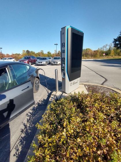 EV charger at Kohl's Joliet