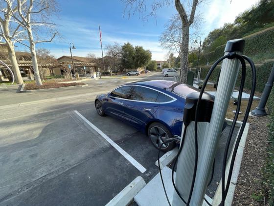 EV charger at Agoura Hills City Hall