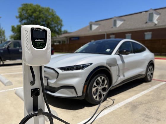 EV charger at Fairfield by Marriott Inn & Suites Dallas East