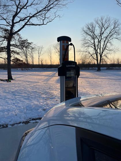 EV charger at Marsh Campground