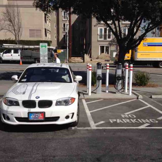 EV charger at Lakeside Shopping Center