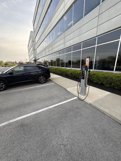 EV charger at The Landings At Keystone