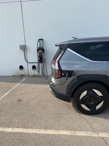 EV charger at Bruner Toyota