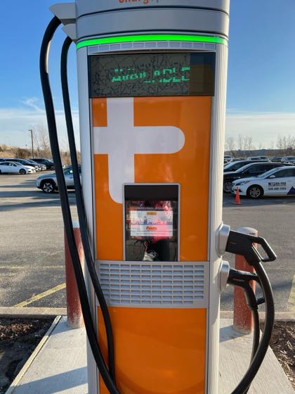 EV charger at World Hyundai Matteson