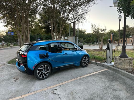 EV charger at Chisholm Trail Heritage Museum