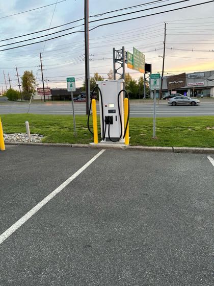 EV charger at Brogan Cadillac