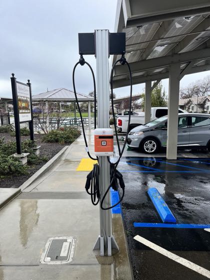 EV charger at Highland Gardens