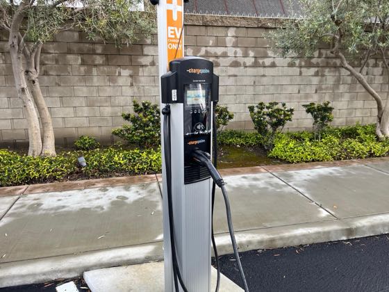 EV charger at St Andrews Dr Parking