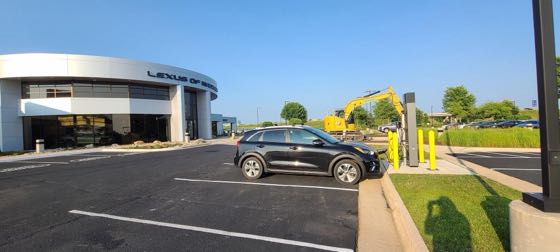 EV charger at Lexus of Madison