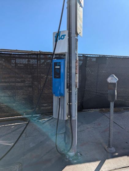 EV charger at W 30th St & University Ave Parking