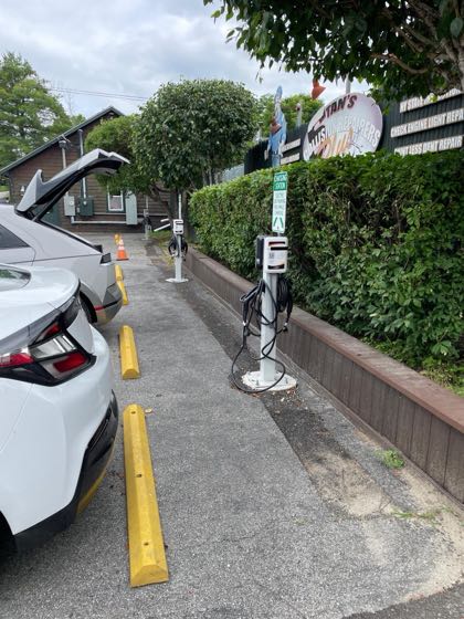 EV charger at Stan's Fender Repair