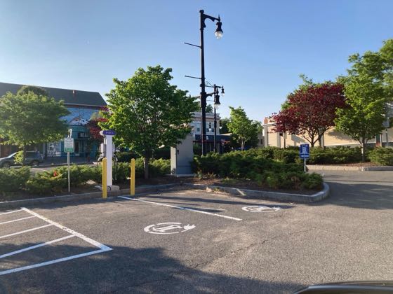 EV charger at Depot Municipal Lot