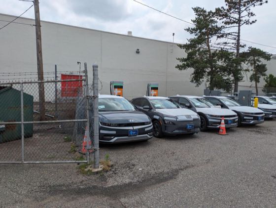 EV charger at Paramus Hyundai