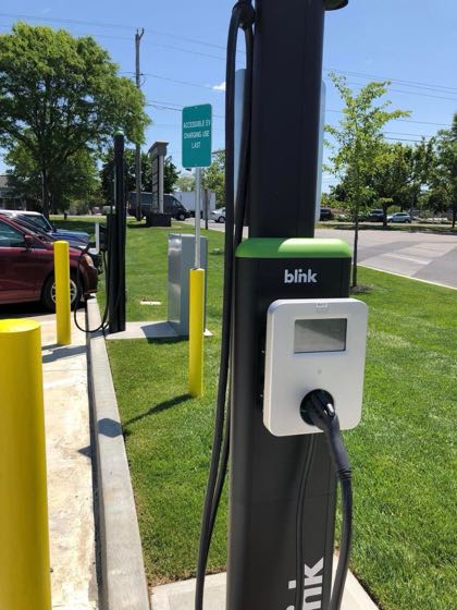 EV charger at Hudson Plaza - McDonalds