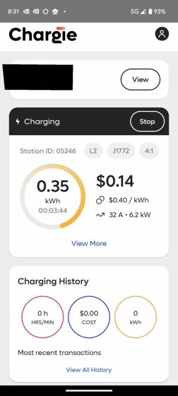 EV charger at Valley Presbyterian Hospital