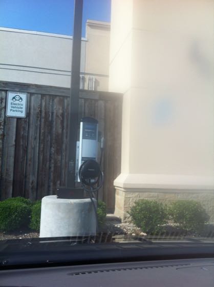 EV charger at Hill Country Galleria - All Star Burger