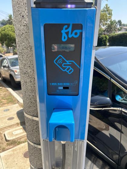 EV charger at Duane St & Apex Ave Parking