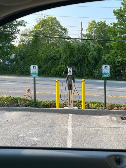 EV charger at Carmel Town Hall