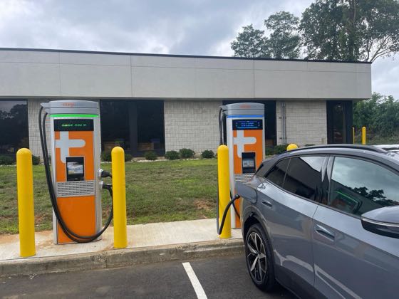 EV charger at Freehold Hyundai / Verizon