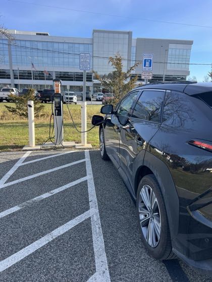 EV charger at Horse Chariot 2 Orange County Government Center