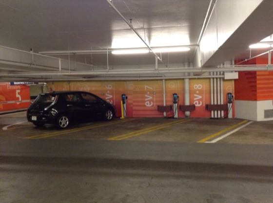 EV charger at City National Plaza