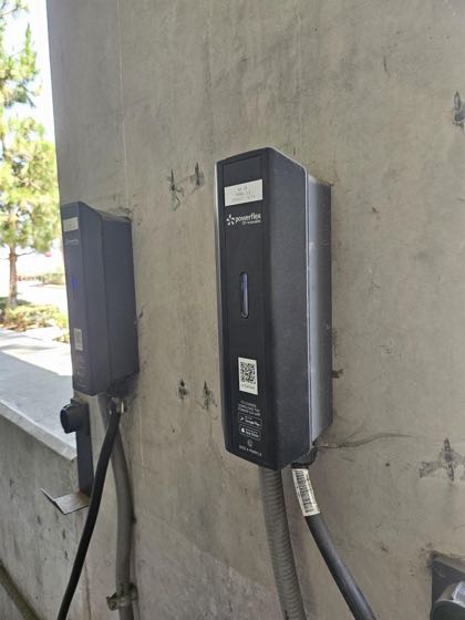 EV charger at Sharp Chula Vista Medical Center