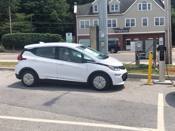 EV charger at Tompkins Community Bank