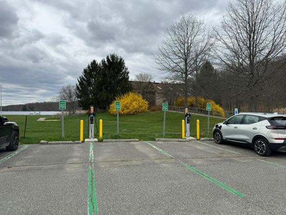 EV charger at Mountaincreek at Wawayanda
