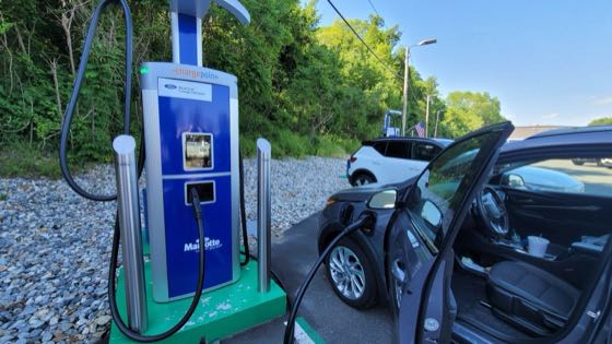 EV charger at Marcotte Ford