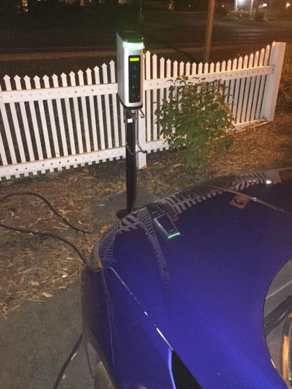 EV charger at High Point Inn