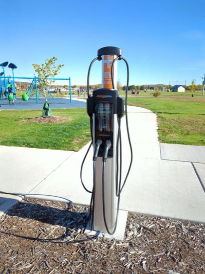 EV charger at Culver Community Park