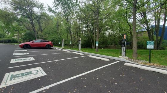 EV charger at Acts Northeast Region Office