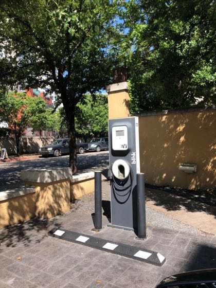 EV charger at Hotel ZaZa