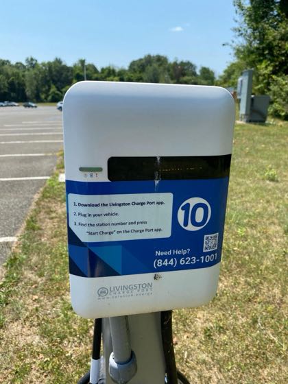 EV charger at Columbia Greene Community College - Student Parking Lot