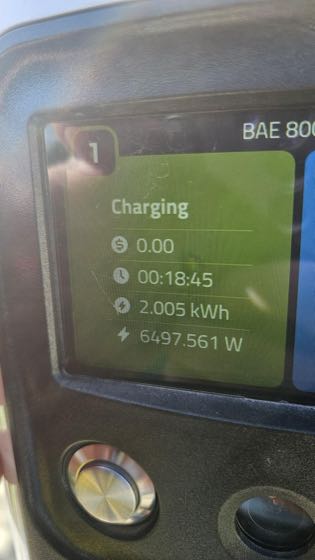 EV charger at DART Glenn Heights Park and Ride