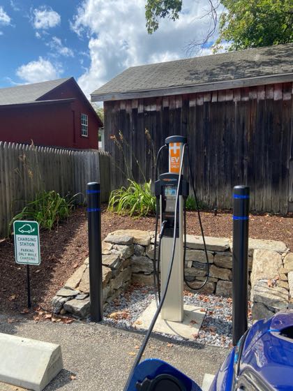 EV charger at Kent Barns