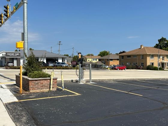 EV charger at S 92nd St & W Lincoln Ave