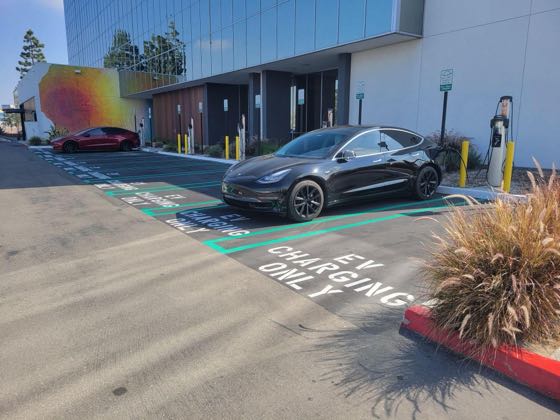 EV charger at AXIS Campus