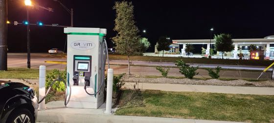 EV charger at Harmony Retail Center