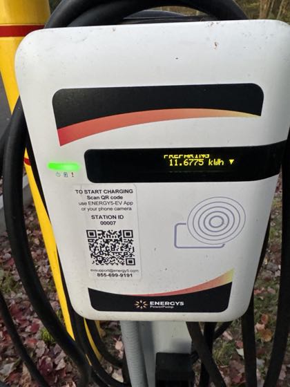 EV charger at Mitchell Schuster Automotive