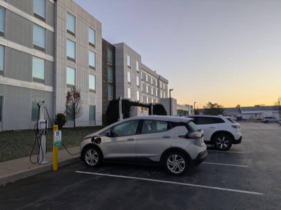 EV charger at Home2 Suites by Hilton Saratoga Malta