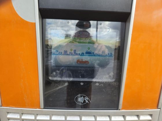 EV charger at Coachella Branch Library