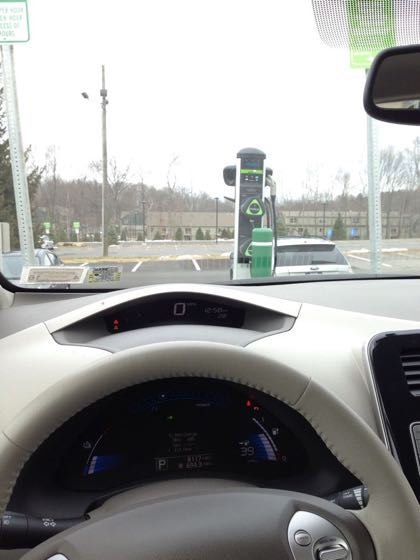 EV charger at SUNY New Paltz - Parking Lot 28
