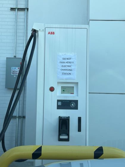 EV charger at Crown Buick