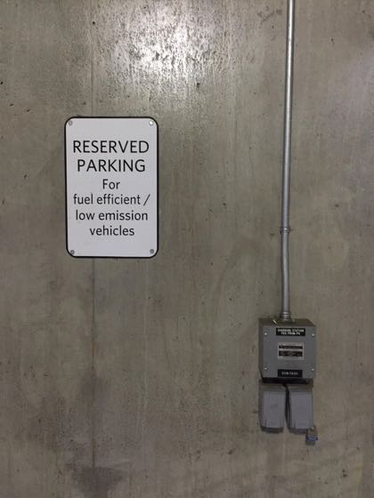 EV charger at Topanga Library