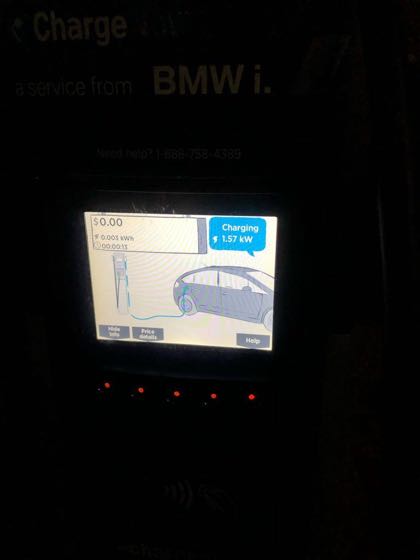 EV charger at BMW of Bridgewater