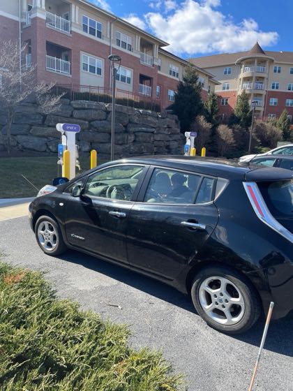EV charger at Woodcrest Villas Viva Center
