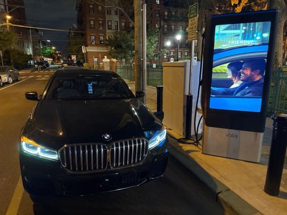 EV charger at Columbus Park Spray Park