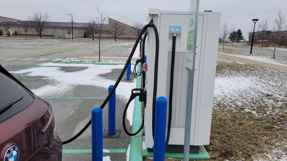 EV charger at Kokomo Ivy Tech